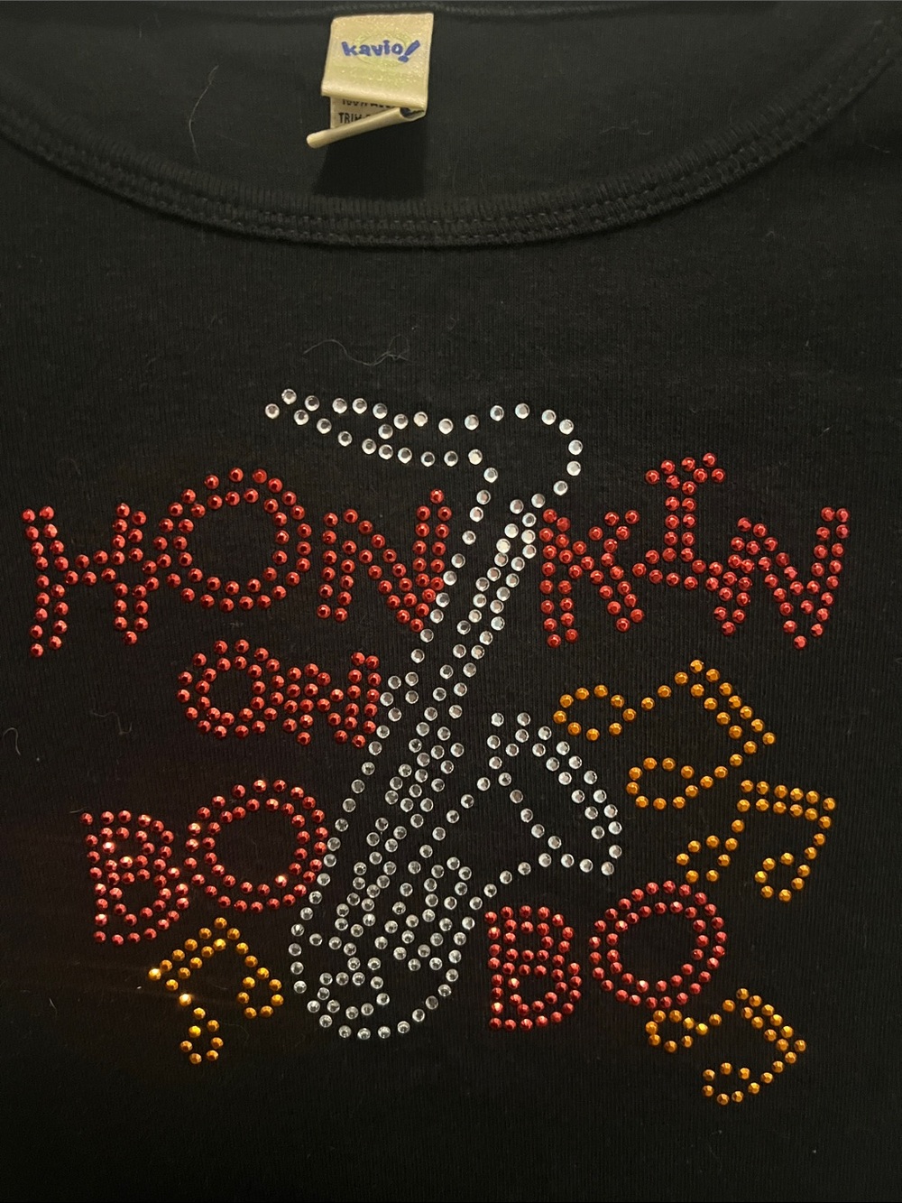 Vintage 2004 Aerosmith Honkin’ on Bobo Rhinestone Baby Tee Kavio M